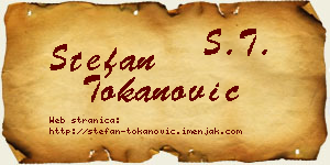 Stefan Tokanović vizit kartica
